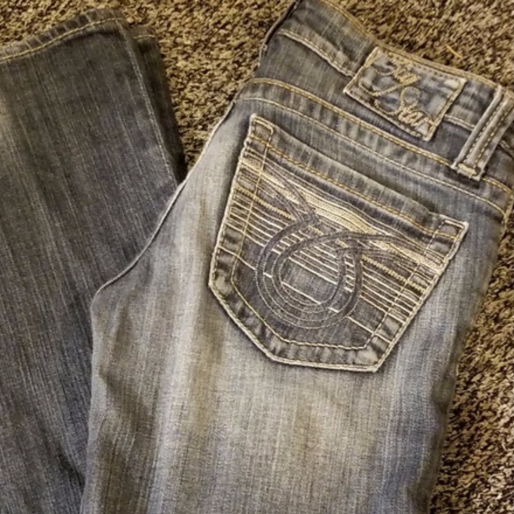 EUC Distressed Big Star Casey Bootcut Jeans Sz 25R